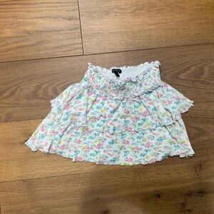 Fbz tiered flowered skirt Size XL